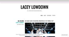 Desktop Screenshot of laceylowdown.com